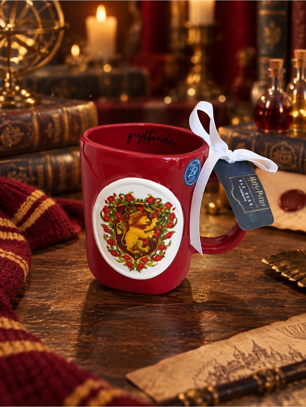 Rae Dunn Harry Potter Gryffindor 25th Anniversary Mug